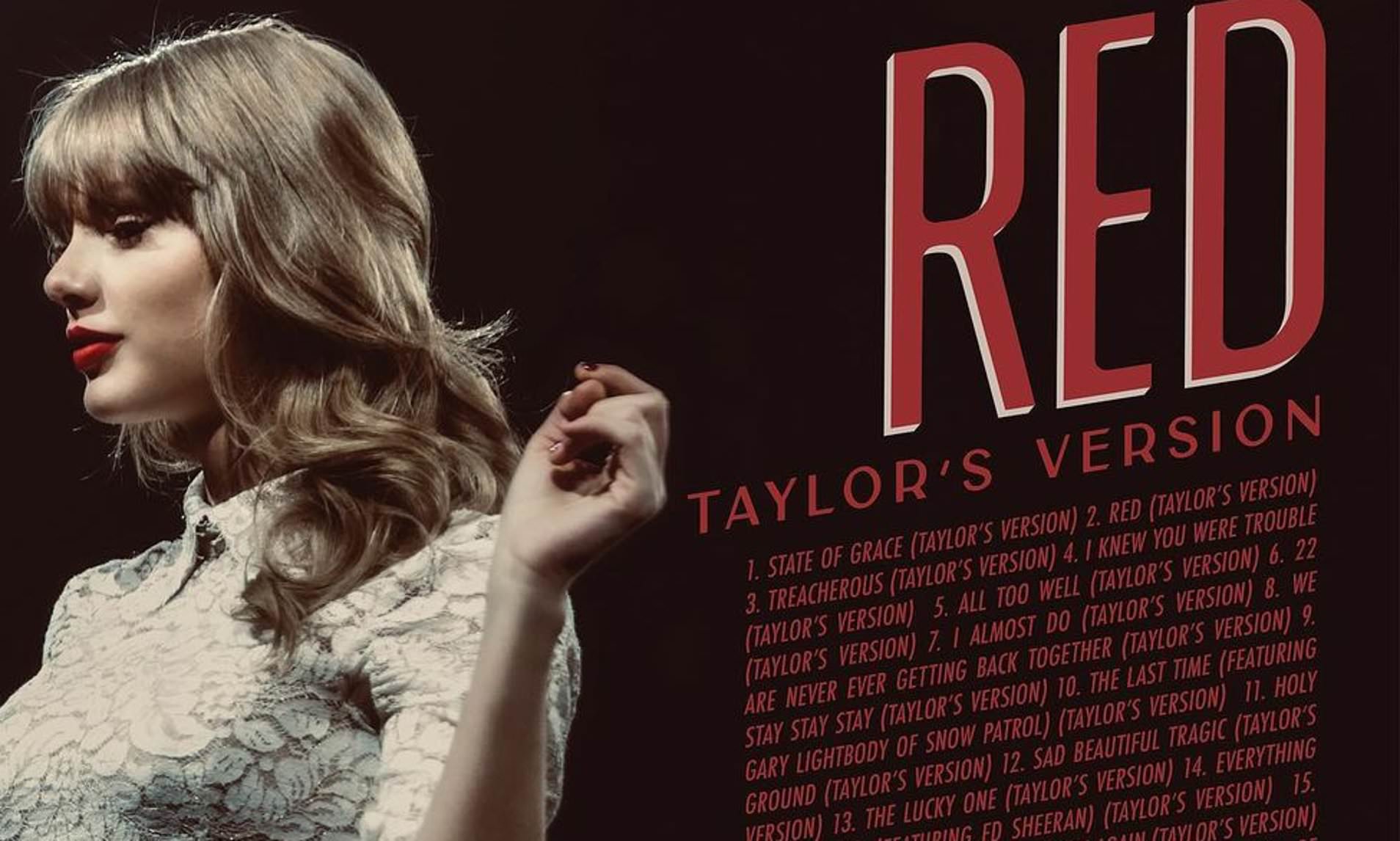“Red (Taylor’s Version)” dự kiến sẽ chính thức lên kệ vào ngày 19/11 năm nay