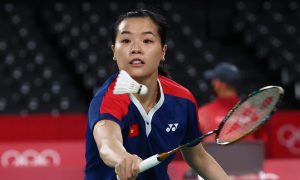 Thùy Linh thi đấu ở Olympic Tokyo